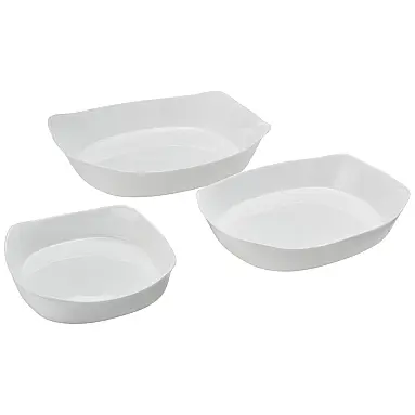 Conjunto de Assadeiras de Vidro