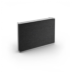Caixa de som portátil Wi‑Fi Bang & Olufsen Beosound Level alumínio natural cinza escuro multiroom 105W bateria 16h 110V