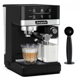 Máquina de Café Expresso 3 em 1, 20 Bar com Visor Digital, Vaporizador de Leite e 6 Modos de Preparo Predefinidos, 110V 1350W