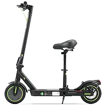 Patinete Elétrico com Assento para Adolescentes e Adultos com Alcance 27km e Peso 100kg, isinwheel S9Pro, Preto