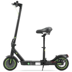 Patinete Elétrico com Assento para Adolescentes e Adultos com Alcance 27km e Peso 100kg, isinwheel S9Pro, Preto