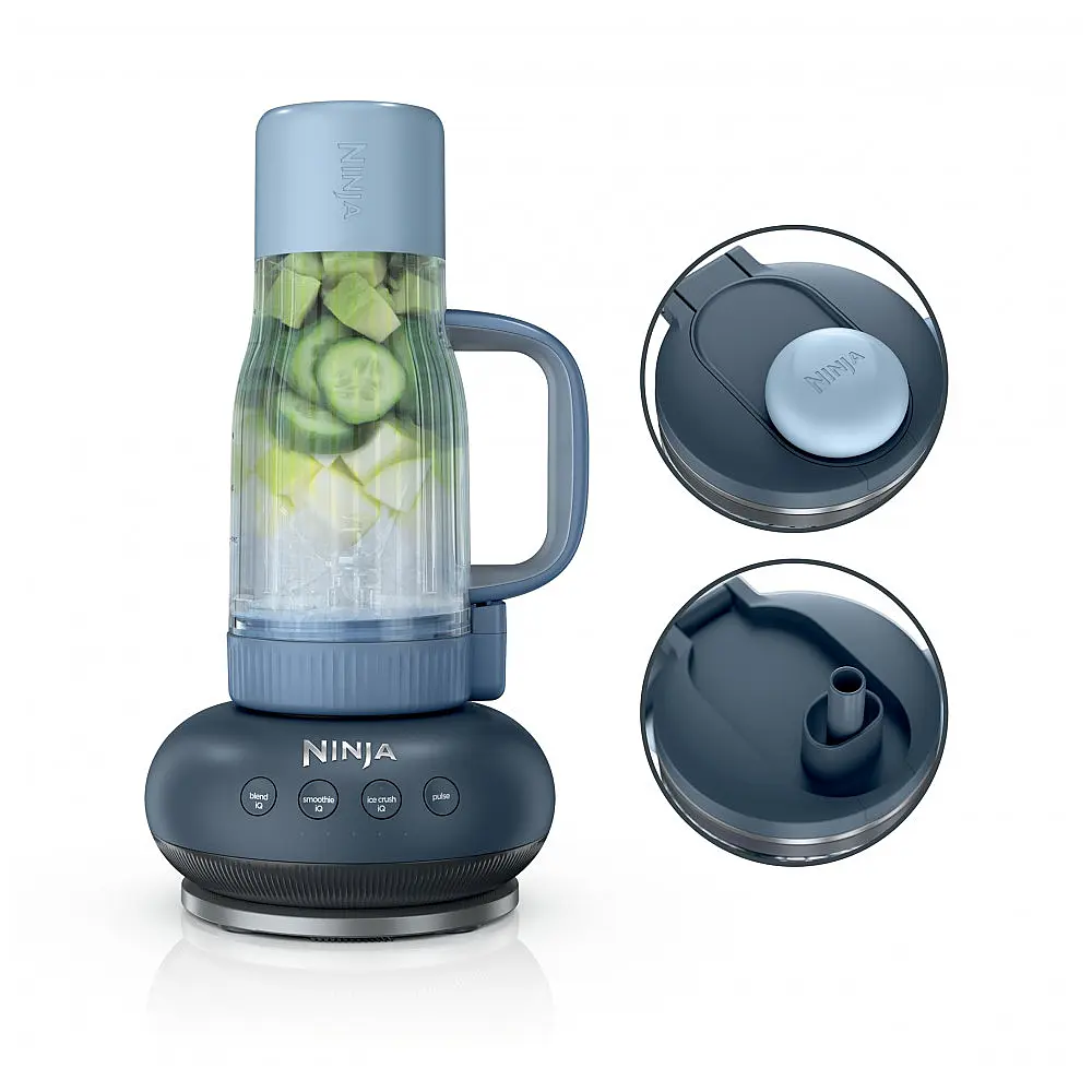 Liquidificador Portátil Ninja DB351CY BlendBoss Ciberespaço 770ml Auto-iQ 1200W 120V
