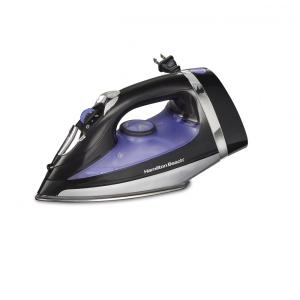 Ferro de Passar a Vapor Hamilton Beach com Base de Aço Inoxidável, 1200 Watts e Cabo Retrátil de 2.4 metros
