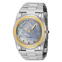 Relgio feminino Reserve Slim 0,05 quilates diamante suo Ronda 1062 calibre com mostrador em madreprola - 38 mm. Ao