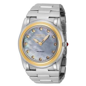 Relgio feminino Reserve Slim 0,05 quilates diamante suo Ronda 1062 calibre com mostrador em madreprola - 38 mm. Ao