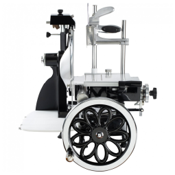 Fatiador Industrial de Carne Manual Omcan 46089 FAC Volano 12 Preto com Volante em Forma de Flor