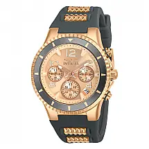 Relgio feminino BLU - 39 mm. Rosa ouro. Cinza 24189