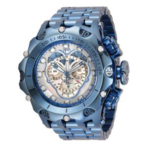 Relógio Masculino Reserve Venom Viper com Mostrador Madrepérola, Invicta 35189, Azul Claro