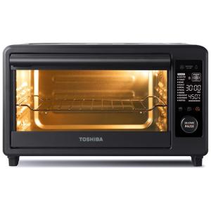 Forno Elétrico Toshiba TL2-AC25CZA(GR) 25L Cinza 1750W Air Fry Digital 6 em 1 Convecção 9 Programas LCD 3 Prateleiras 110V Porta Inox