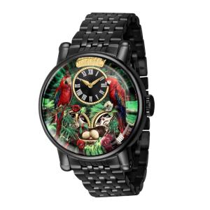 Relgio Vintage Automtico Feminino - 42mm. Preto 43289