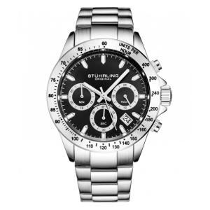 Relógio Stuhrling M18289 com Cronógrafo e Bezel Taqueímetro