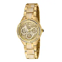 Relógio Feminino Analógico de Quartzo 35mm, Invicta Angel 40389, Dourado