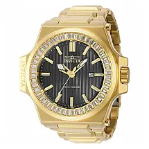 Relógio Masculino Invicta Akula Suíço com Movimento Ronda 515, 58mm, Dourado 43389