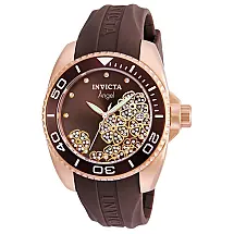 Relgio feminino anjo - 38 mm. Marrom ZG-23489