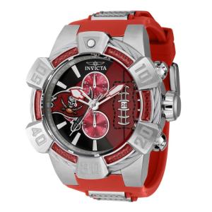 Relgio masculino NFL Tampa Bay Buccaneers 52 mm. Branco. Vermelho 41589