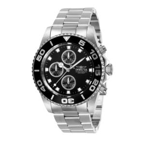 Relógio Masculino de Quartzo Connection, Invicta 28689, Prata e Preto