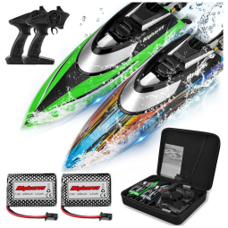 ALPHAREV Barco de Controle Remoto p, Adultos até 25km, h, Recarregável, Colorido