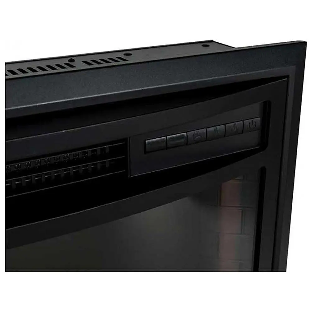 Lareira Elétrica Greystone 66cm 1500W Chamas LED 9 Gradientes Embutir 110V — foto 3