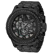 Relógio Masculino Invicta Jason Taylor com Metal e Mostrador Ostra Madrepérola, Preto 33989