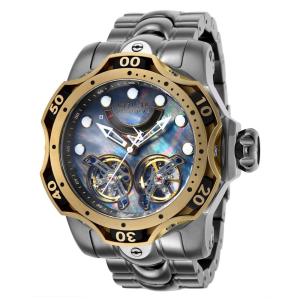 Relgio masculino Reserve Venom Automtico com mostrador em madreprola - 52,5 mm. Titnio 35989