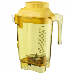Jarra de Liquidificador 1.4 L Vitamix – Copa em Tritan™ Copoliéster Amarela com Lâmina Úmida e Tampa, 58989