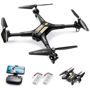 Drone com Câmera HD FPV, Retorno Customizado e Retenção de Altitude, SYMA X600W, Preto