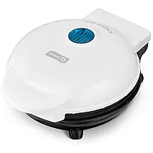 Máquina de Waffle, Aço Inoxidável, 110v, DASH DMG001WH, Branco