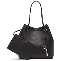 Gabrianna Bolsa Feminina de Ombro, CALVIN KLEIN H7GBZ7FQ, Preto