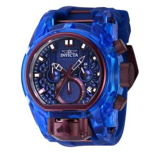 Relgio Anatmico Masculino - 45,5mm. Azul. Borgonha 40299