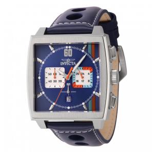 Relógio Masculino Invicta S1 Rally Cuadro 45mm Azul 44299