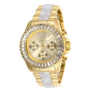 Relgio feminino anjo - 38 mm. Ouro. Branco 27299