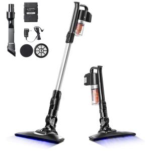 IRIS USA 596103 Aspirador de Pó sem Fio com Acessórios Ideal para Pets, 110V, Preto