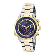 Relógio Masculino de Quartzo Specialty, Invicta 19399, Prata, Dourado e Azul