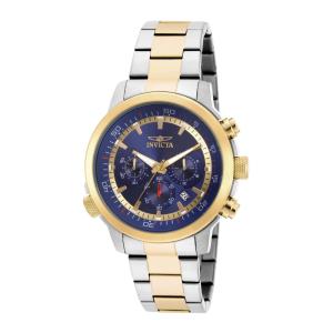 Relógio Masculino de Quartzo Specialty, Invicta 19399, Prata, Dourado e Azul