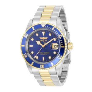 Relógio Masculino Automático Pro Diver, Invicta 30599, Prata, Dourado e Azul