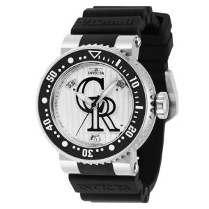 Relgio unissex MLB Colorado Rockies - 40 mm. Preto 42599