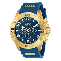 Relgio Masculino Pro - 48mm. Ouro. Azul 22699