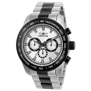 Relógio Masculino Speedway, Invicta 21799, Prata e Preto