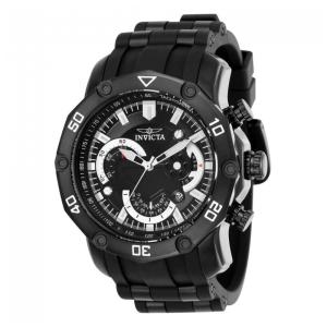 Relgio masculino Invicta Pro SCUBA - 50 mm preto, resistente gua.