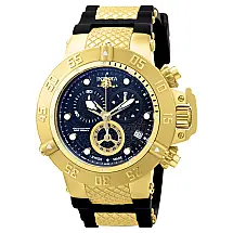 Relgio masculino Subaqua Noma III suo ETA G10.211 calibre - 50 mm. Ao. Preto 15799