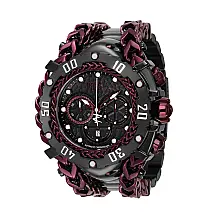 Relgio masculino Reserve Gladiator Automtico - 58,3 mm. Preto. Borgonha 42899