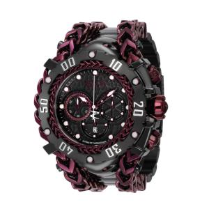 Relgio masculino Reserve Gladiator Automtico - 58,3 mm. Preto. Borgonha 42899