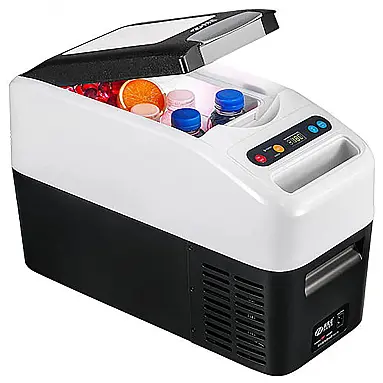 JUNKUN Mini Geladeira, Cooler Automotiva