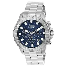 Relógio Masculino Pro Diver, Invicta 23999, Prata e Azul
