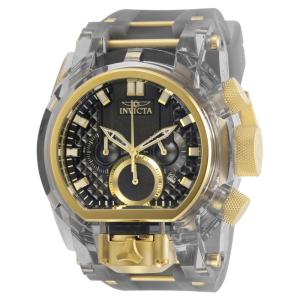 Relógio Masculino de Quartzo Bolt Zeus Magnum, Invicta 29999, Cinza e Dourado