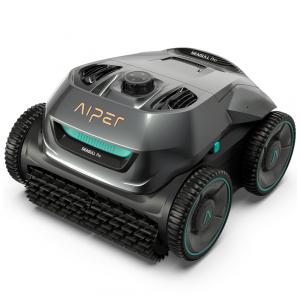 Aspirador Robótico para Piscinas AIPER Seagull Pro, Cinza, Navegação WavePath, Quatro Motores, Limpeza de Piso, Paredes e Linha d’Água