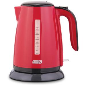 Chaleira Elétrica, Capacidade 1.7 L, Aço Inoxidável, Desligamento Automático, 1200W, 110v, DASH DEZK003RD, Vermelho