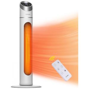 Aquecedor Elétrico com Controle Remoto, Temporizador 12 Horas, 1500W 110V, G Ocean, Branco