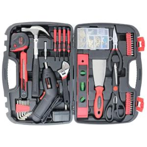 P7994 Kit de Ferramentas com Maleta de Transporte, 100 Peças, SAVWAY, Vermelho
