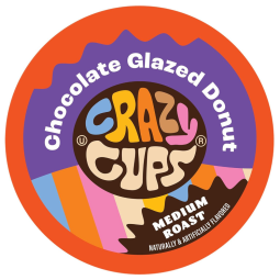 Cápsulas de Café Sabor Donut com cobertura de chocolate 80u, CRAZY CUPS, Marrom